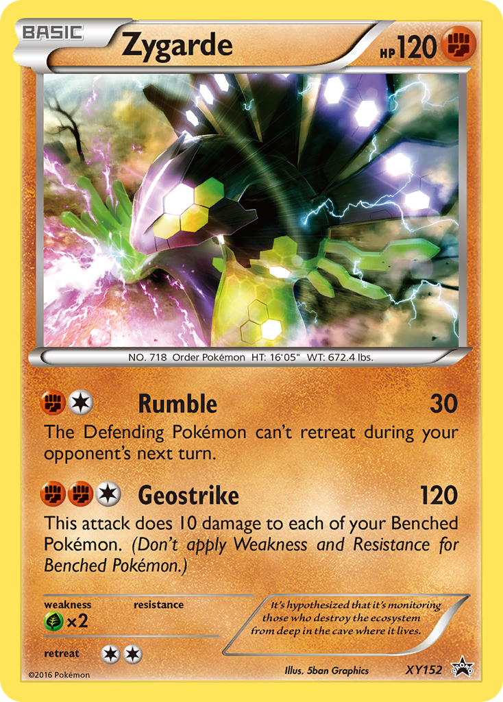 Zygarde (XY152) [XY: Black Star Promos] | Dumpster Cat Games