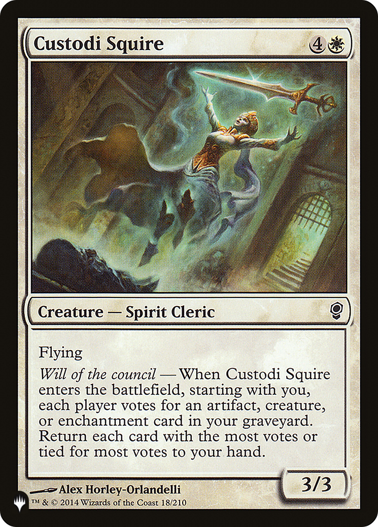 Custodi Squire [The List Reprints] | Dumpster Cat Games