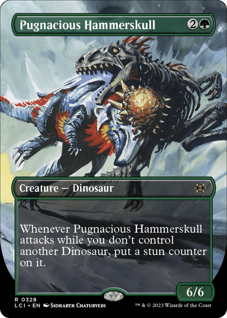 Pugnacious Hammerskull (Borderless) [The Lost Caverns of Ixalan] | Dumpster Cat Games