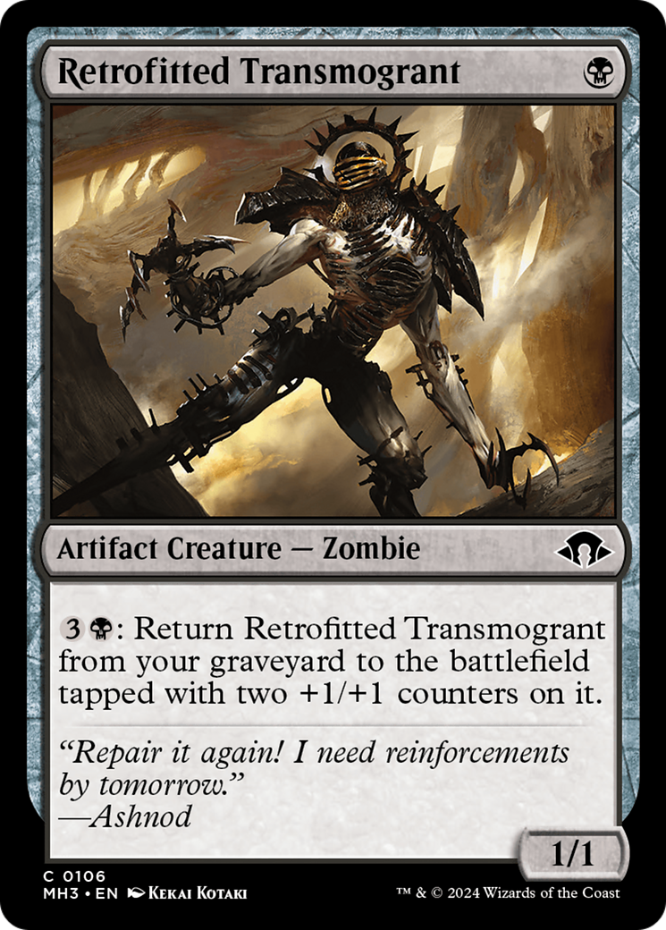 Retrofitted Transmogrant [Modern Horizons 3] | Dumpster Cat Games