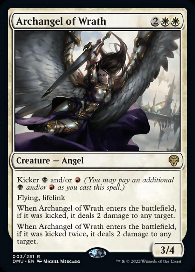 Archangel of Wrath (Promo Pack) [Dominaria United Promos] | Dumpster Cat Games