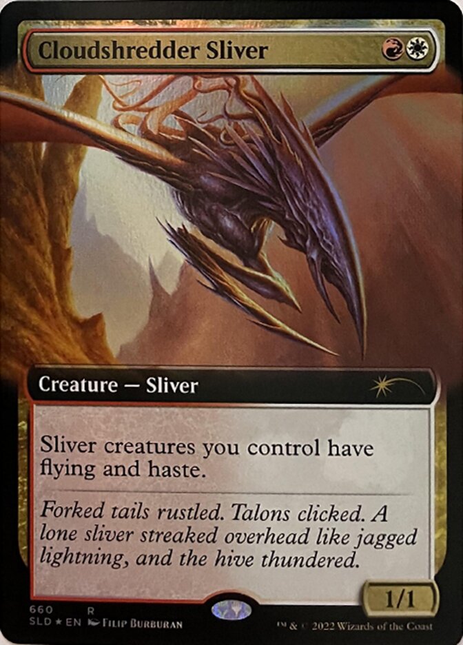 Cloudshredder Sliver (Extended Art) [Secret Lair Drop Promos] | Dumpster Cat Games