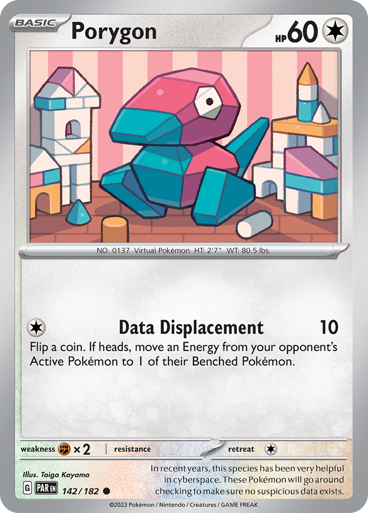 Porygon (142/182) [Scarlet & Violet: Paradox Rift] | Dumpster Cat Games