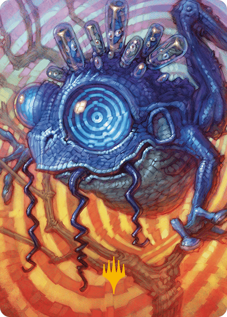 Psychic Frog Art Card (Gold-Stamped Planeswalker Symbol) [Modern Horizons 3 Art Series] | Dumpster Cat Games