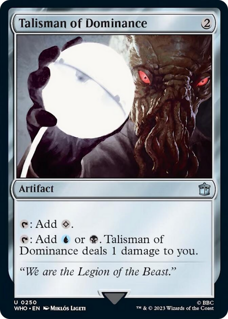 Talisman of Dominance [Doctor Who] | Dumpster Cat Games