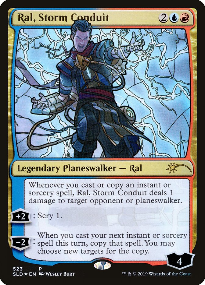 Ral, Storm Conduit (Stained Glass) [Secret Lair Drop Promos] | Dumpster Cat Games