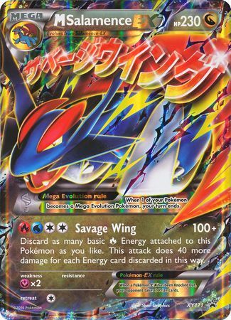 M Salamence EX (XY171) (Jumbo Card) [XY: Black Star Promos] | Dumpster Cat Games