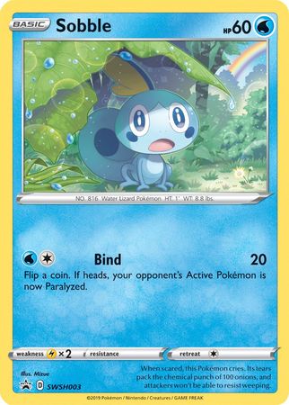 Sobble (SWSH003) [Sword & Shield: Black Star Promos] | Dumpster Cat Games