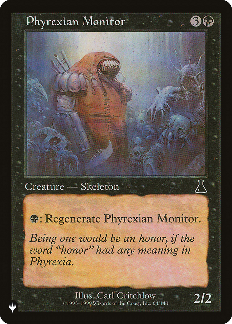 Phyrexian Monitor [The List] | Dumpster Cat Games