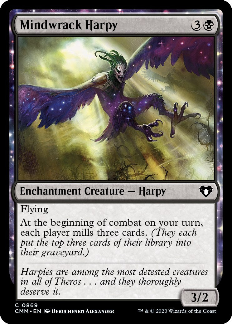 Mindwrack Harpy [Commander Masters] | Dumpster Cat Games