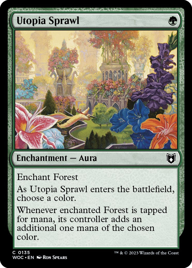 Utopia Sprawl [Wilds of Eldraine Commander] | Dumpster Cat Games