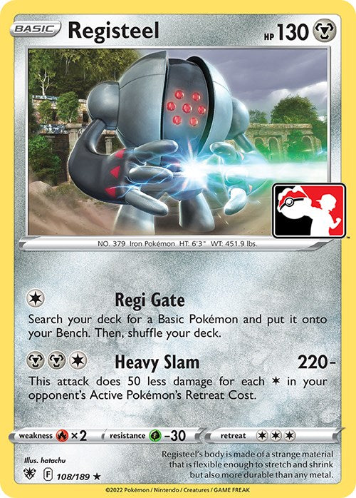 Registeel (108/189) [Prize Pack Series Three] | Dumpster Cat Games