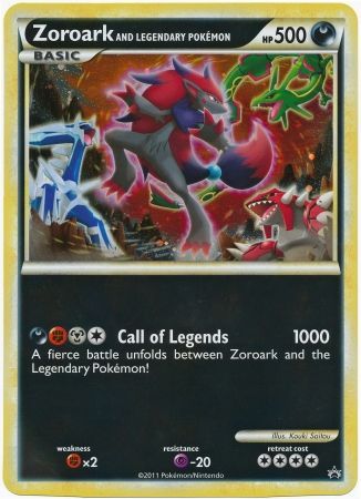 Zoroark and Legendary Pokemon (Jumbo Card) [Miscellaneous Cards] | Dumpster Cat Games