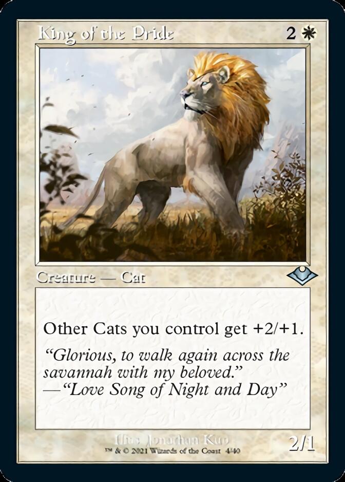 King of the Pride (Retro Foil Etched) [Modern Horizons] | Dumpster Cat Games