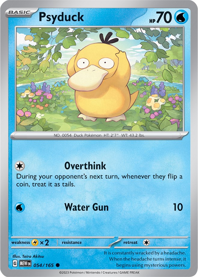 Psyduck (054/165) [Scarlet & Violet: 151] | Dumpster Cat Games