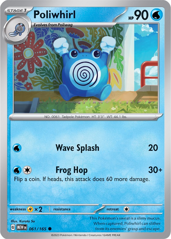 Poliwhirl (061/165) [Scarlet & Violet: 151] | Dumpster Cat Games