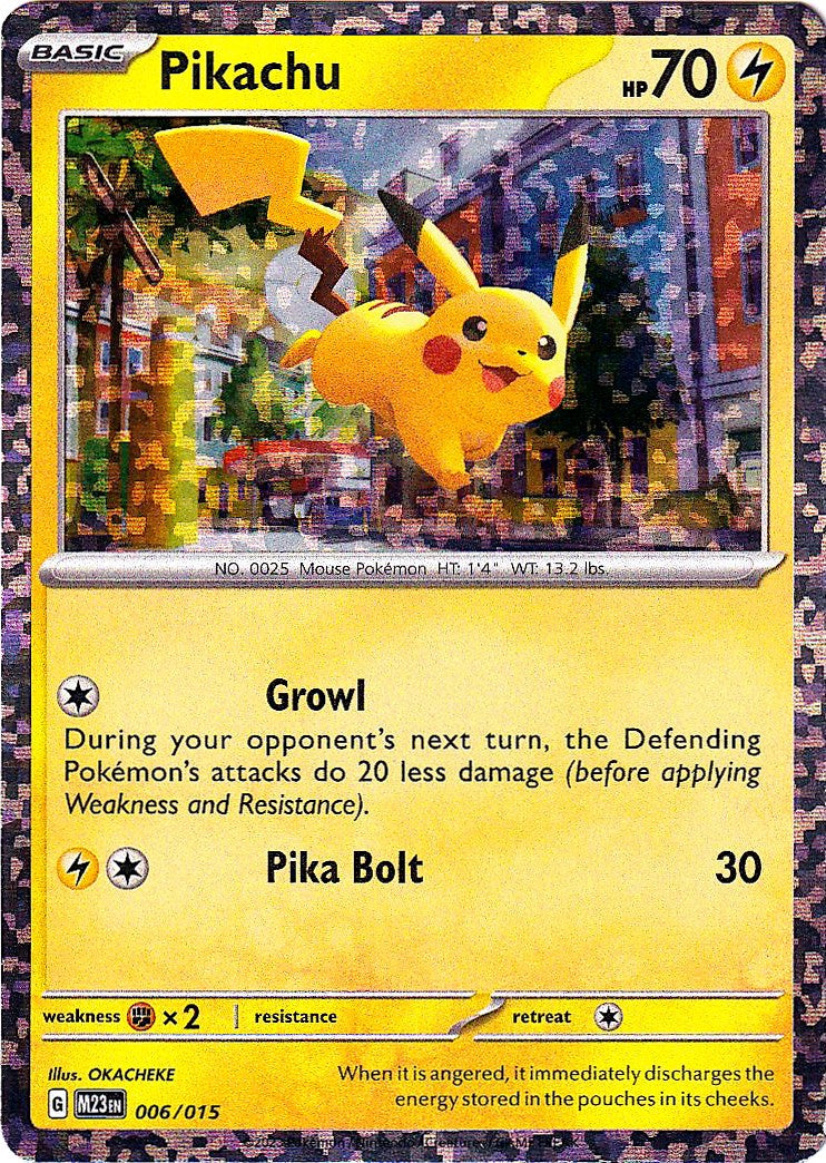 Pikachu (006/015) [McDonald's Promos: 2023 Collection] | Dumpster Cat Games