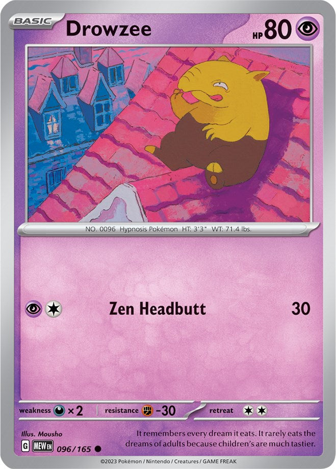 Drowzee (096/165) [Scarlet & Violet: 151] | Dumpster Cat Games