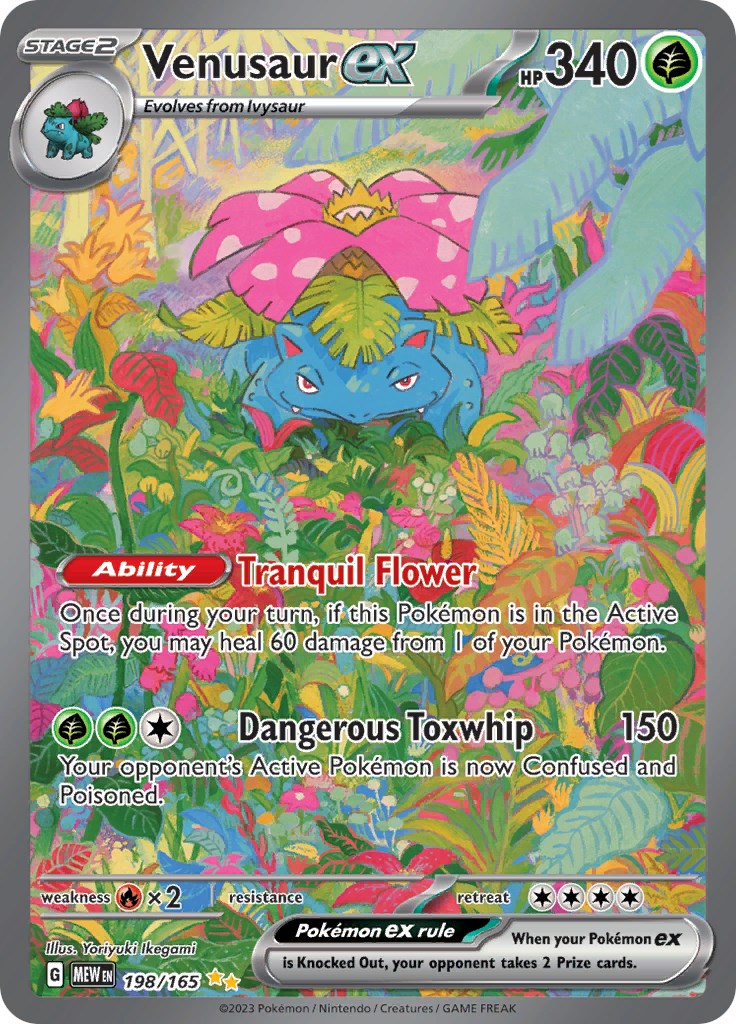 Venusaur ex (198/165) [Scarlet & Violet 151] | Dumpster Cat Games