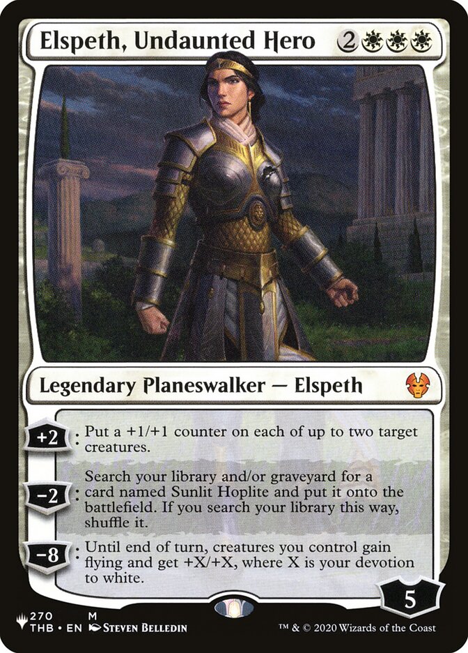 Elspeth, Undaunted Hero [The List] | Dumpster Cat Games