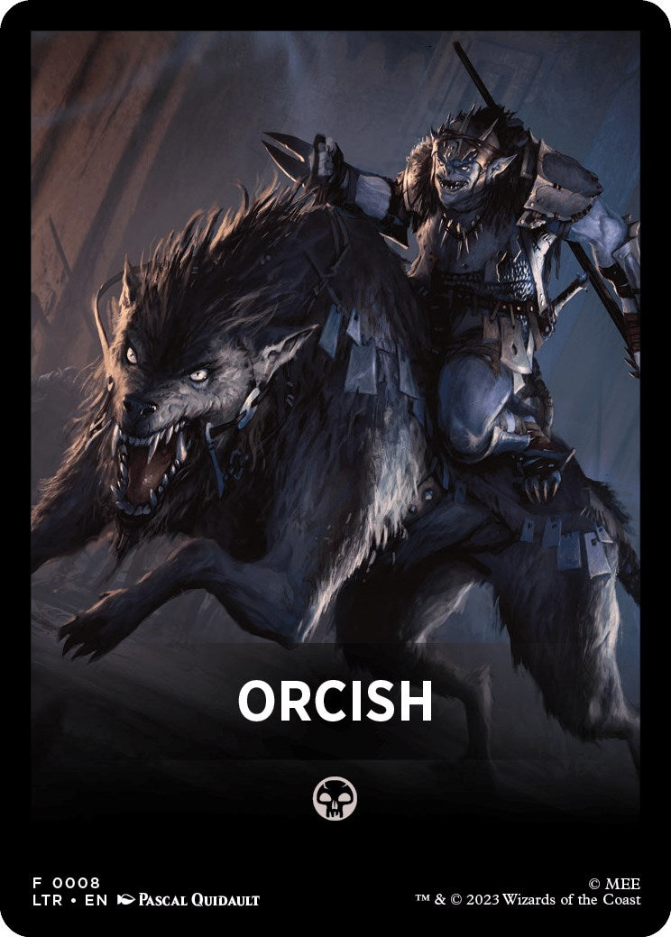 Orcish Theme Card [The Lord of the Rings: Tales of Middle-Earth] | Dumpster Cat Games