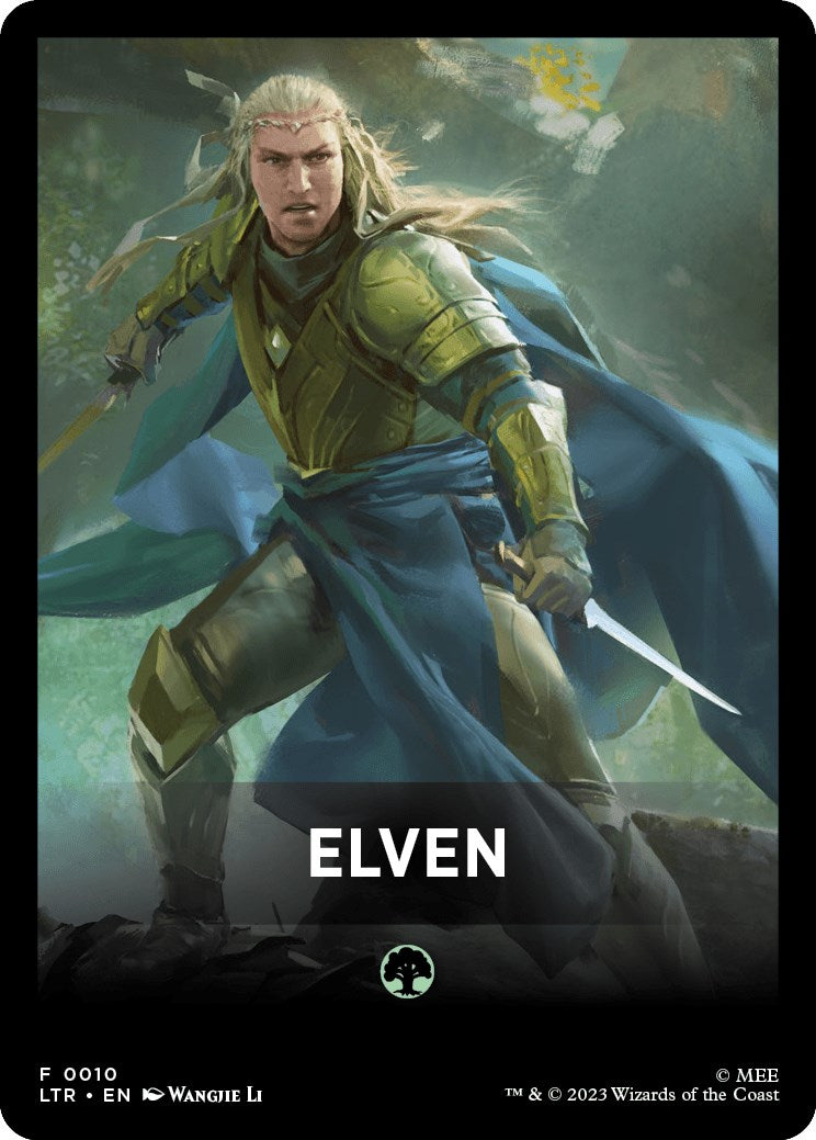 Elven Theme Card [The Lord of the Rings: Tales of Middle-Earth] | Dumpster Cat Games