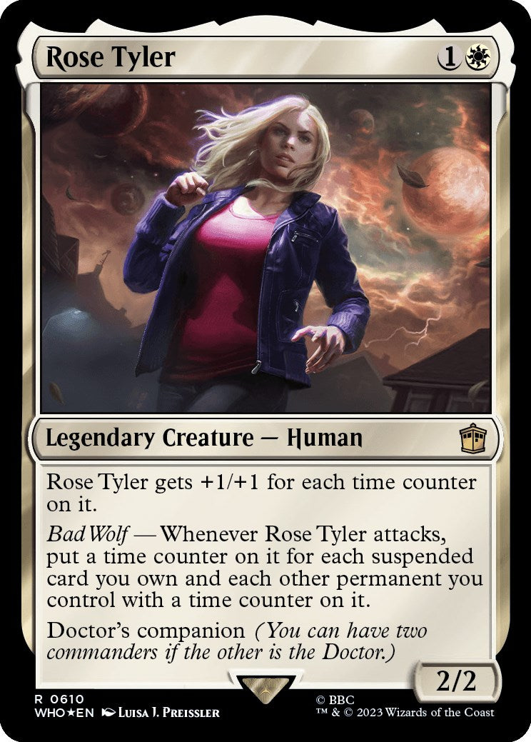 Rose Tyler (Surge Foil) [Doctor Who] | Dumpster Cat Games