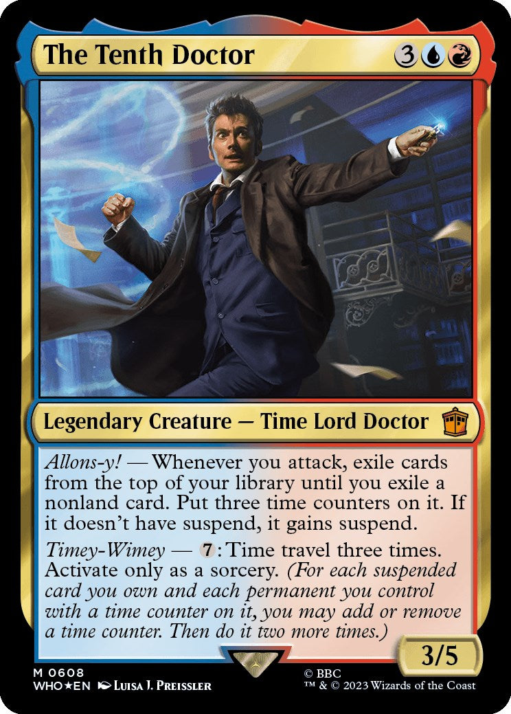 The Tenth Doctor (Surge Foil) [Doctor Who] | Dumpster Cat Games