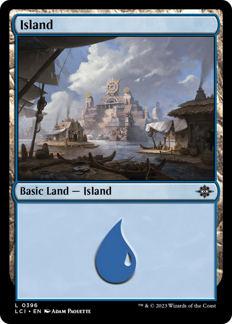 Island (0396) [The Lost Caverns of Ixalan] | Dumpster Cat Games