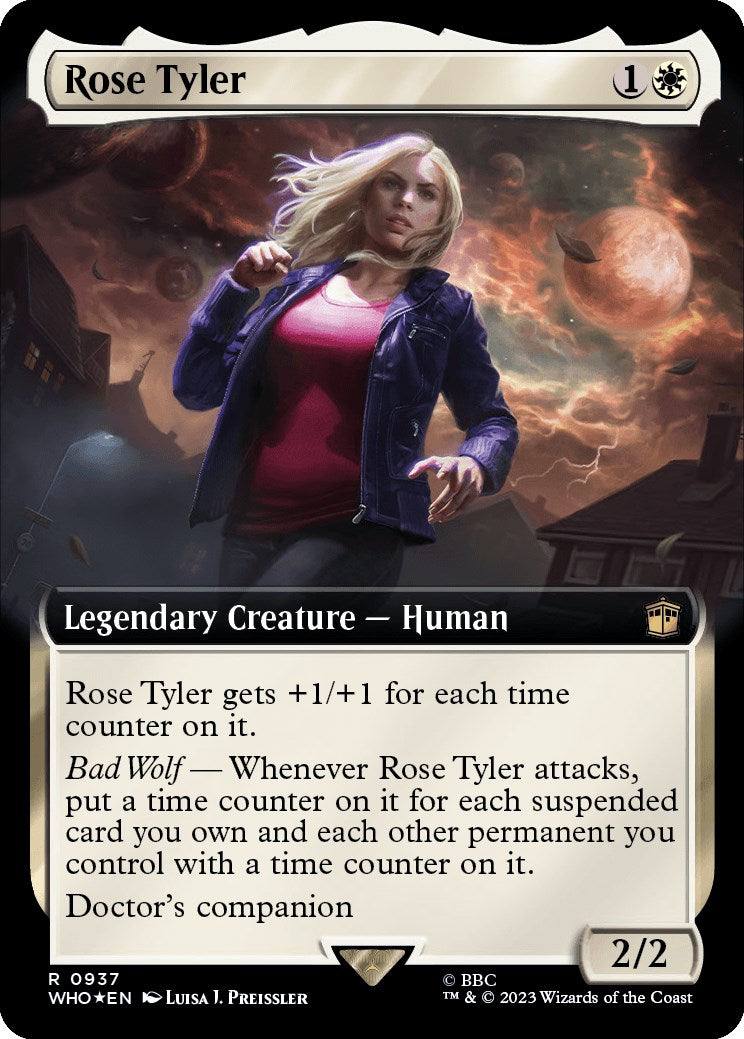 Rose Tyler (Extended Art) (Surge Foil) [Doctor Who] | Dumpster Cat Games