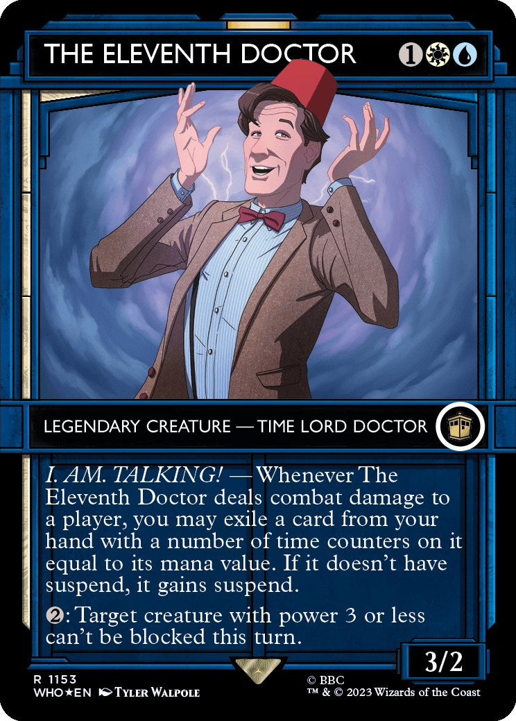 The Eleventh Doctor (Showcase) (Surge Foil) [Doctor Who] | Dumpster Cat Games