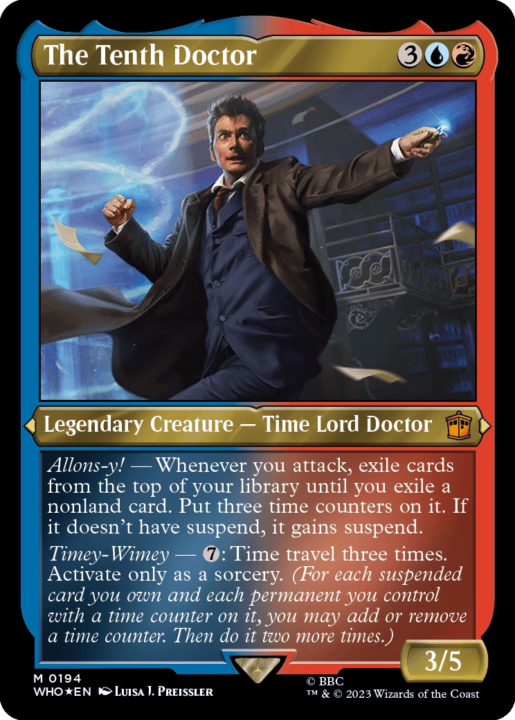 The Tenth Doctor (Display Commander) [Doctor Who] | Dumpster Cat Games