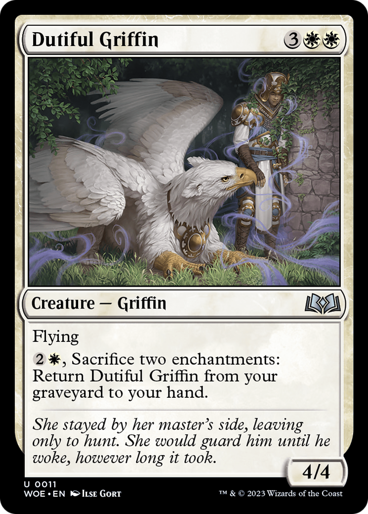 Dutiful Griffin [Wilds of Eldraine] | Dumpster Cat Games