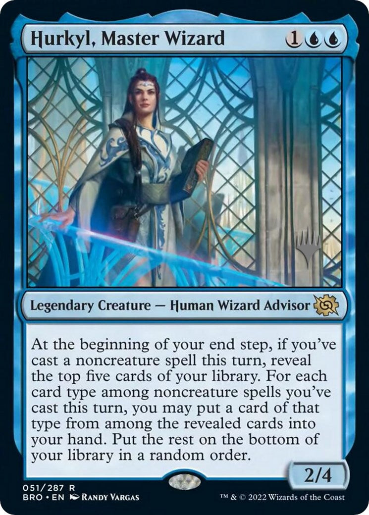 Hurkyl, Master Wizard (Promo Pack) [The Brothers' War Promos] | Dumpster Cat Games