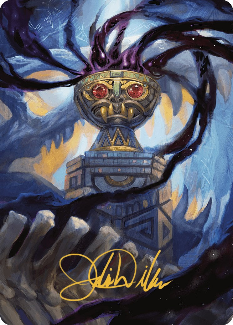 Chalice of the Void Art Card (Gold-Stamped Signature) [The Lost Caverns of Ixalan Art Series] | Dumpster Cat Games