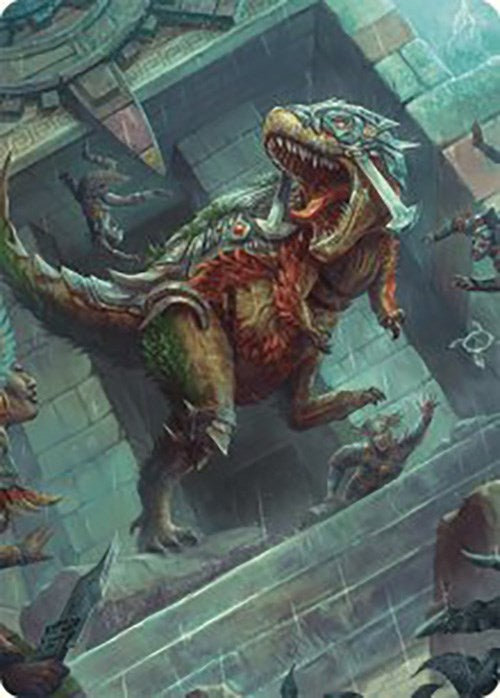 Carnage Tyrant Art Card [The Lost Caverns of Ixalan Art Series] | Dumpster Cat Games