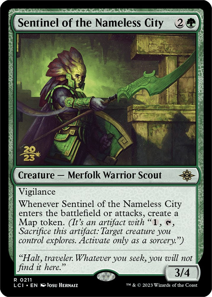 Sentinel of the Nameless City [The Lost Caverns of Ixalan Prerelease Cards] | Dumpster Cat Games