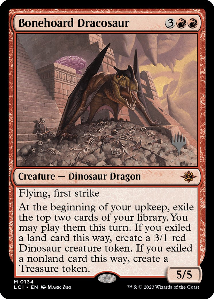 Bonehoard Dracosaur (Promo Pack) [The Lost Caverns of Ixalan Promos] | Dumpster Cat Games