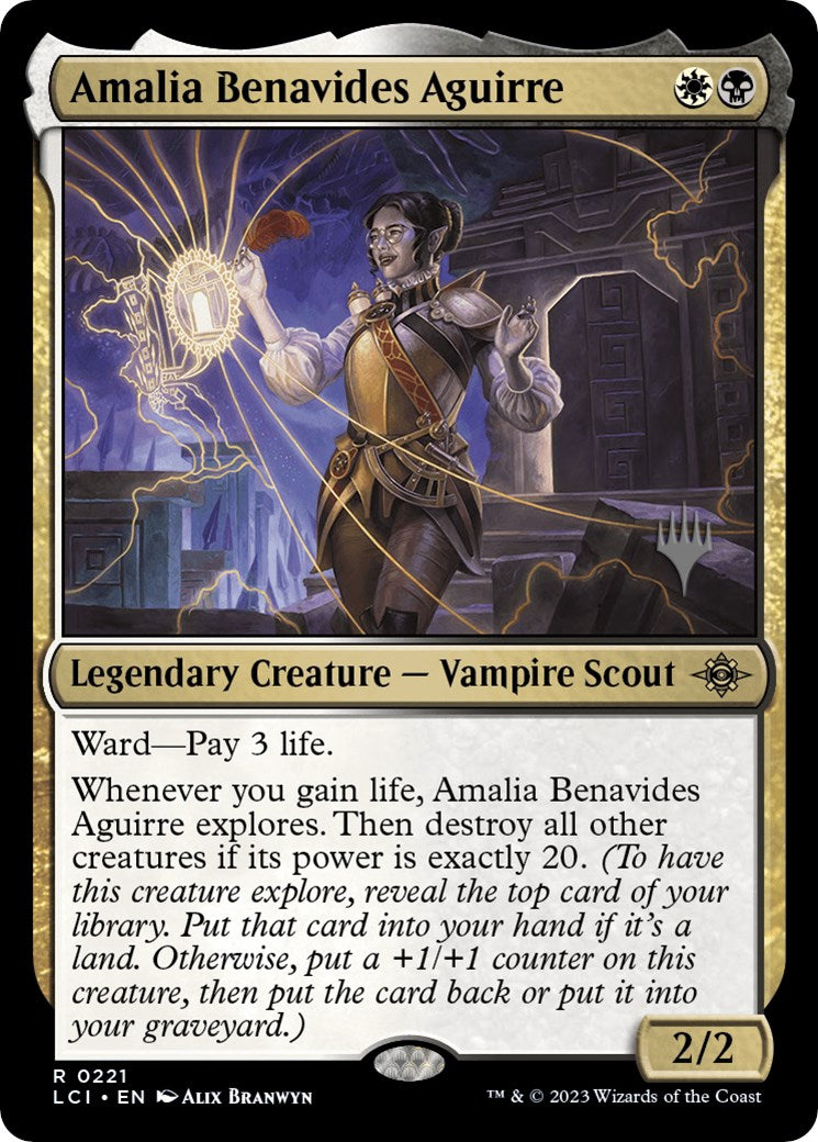 Amalia Benavides Aguirre (Promo Pack) [The Lost Caverns of Ixalan Promos] | Dumpster Cat Games