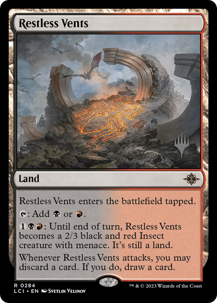 Restless Vents (Promo Pack) [The Lost Caverns of Ixalan Promos] | Dumpster Cat Games