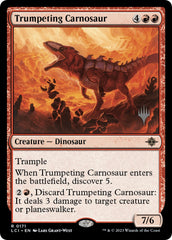 Trumpeting Carnosaur (Promo Pack) [The Lost Caverns of Ixalan Promos] | Dumpster Cat Games