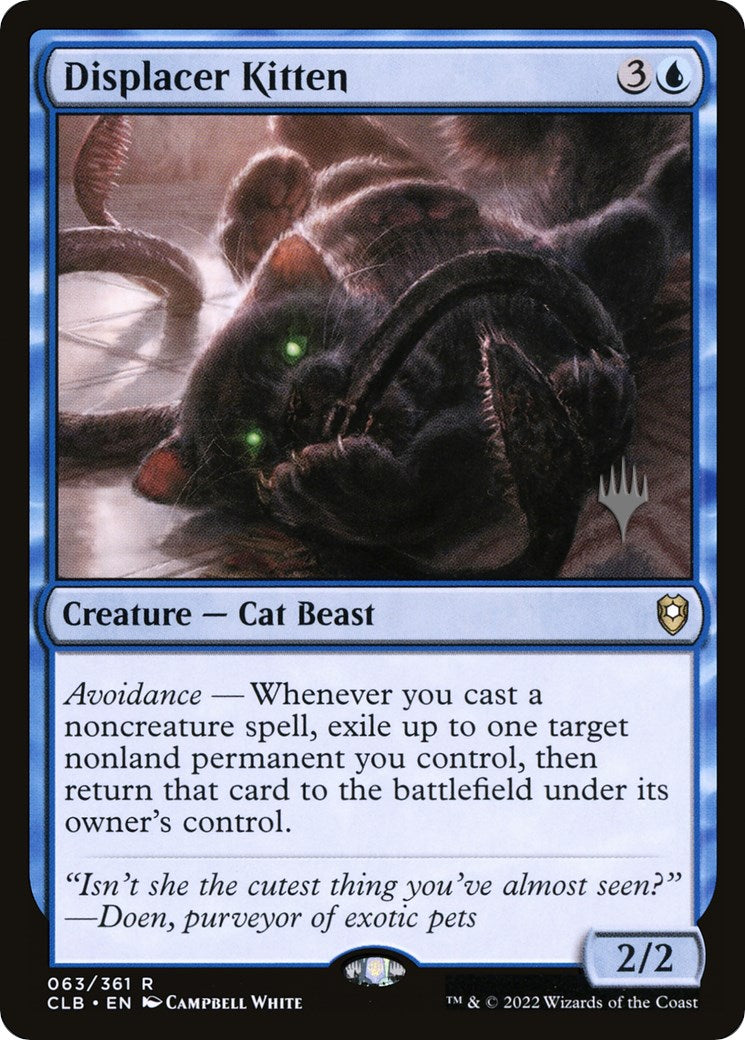 Displacer Kitten (Promo Pack) [The Lost Caverns of Ixalan Promos] | Dumpster Cat Games