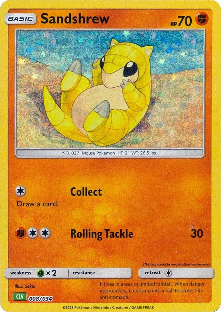 Sandshrew [Trading Card Game Classic] | Dumpster Cat Games