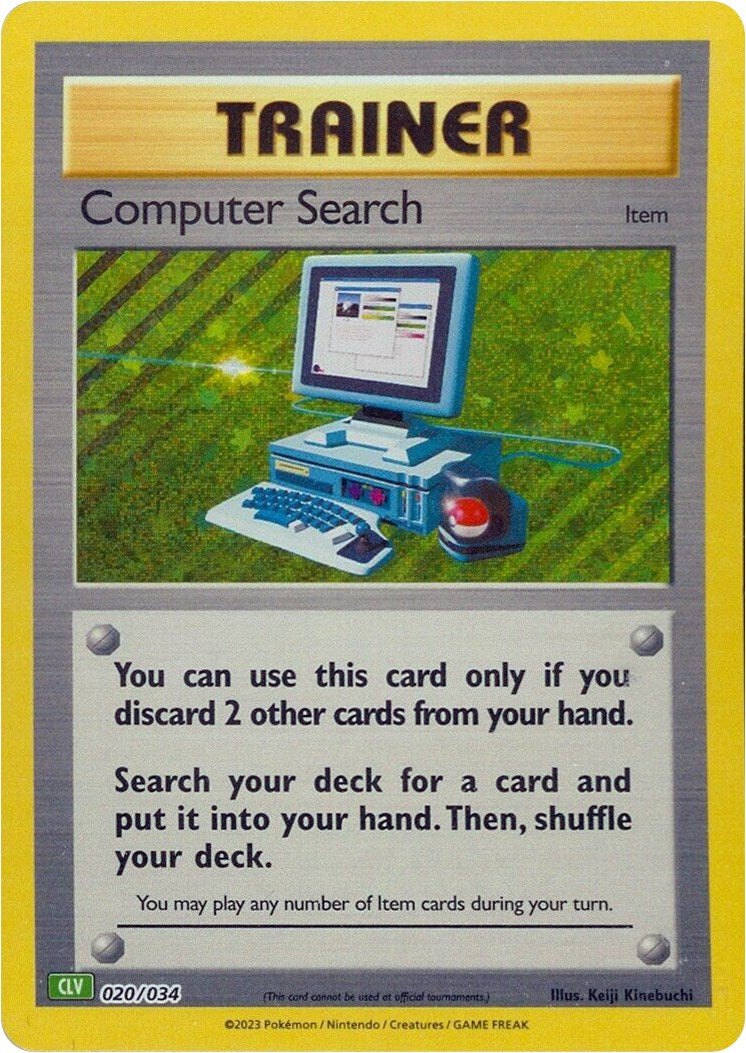 Computer Search (CLV) [Trading Card Game Classic] | Dumpster Cat Games