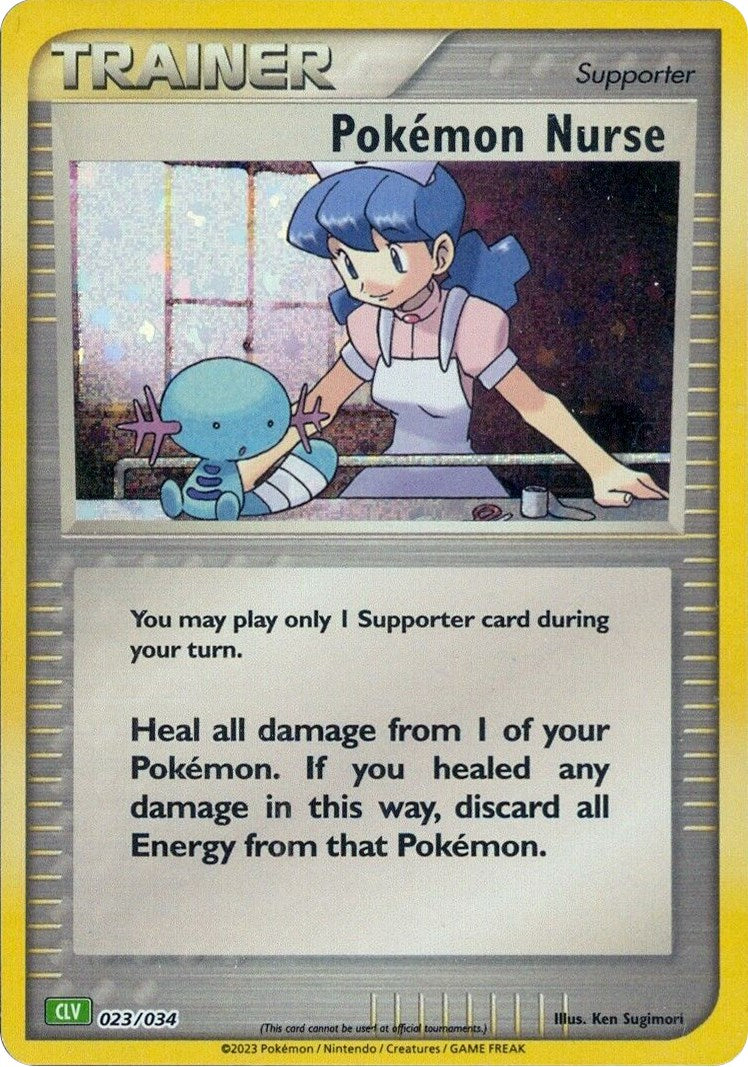 Pokemon Nurse (023/034) [Trading Card Game Classic] | Dumpster Cat Games