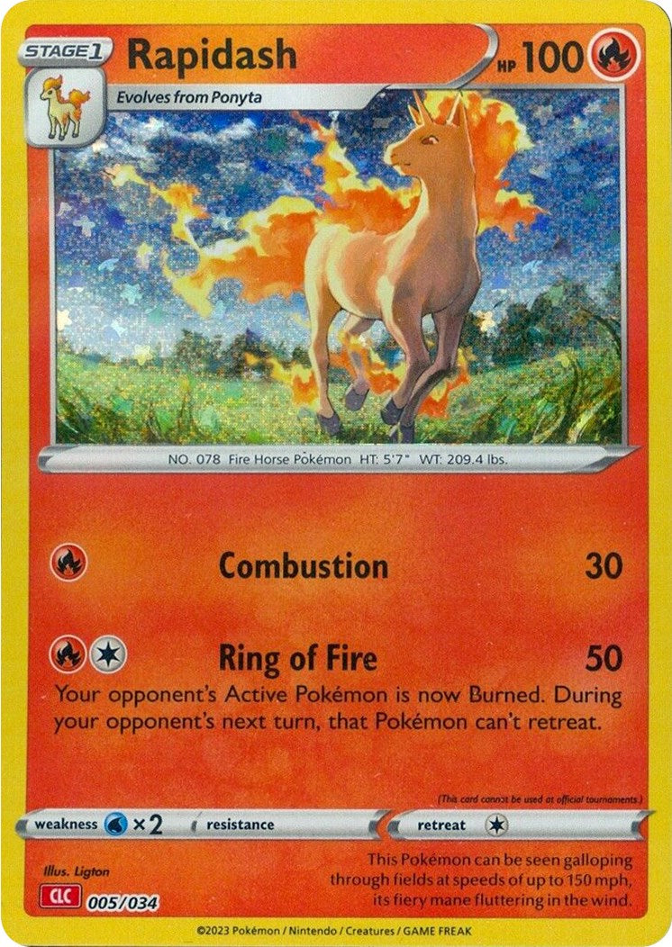 Rapidash [Trading Card Game Classic] | Dumpster Cat Games