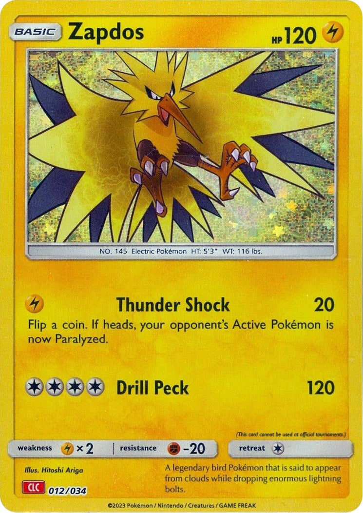 Zapdos [Trading Card Game Classic] | Dumpster Cat Games