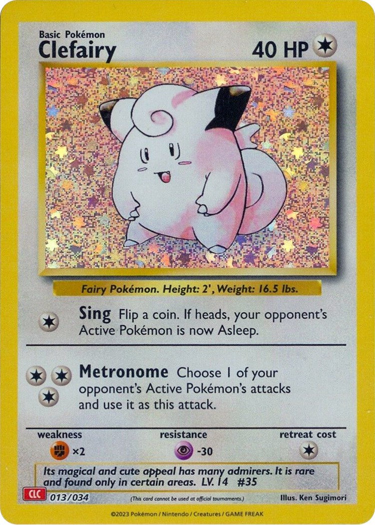 Clefairy [Trading Card Game Classic] | Dumpster Cat Games