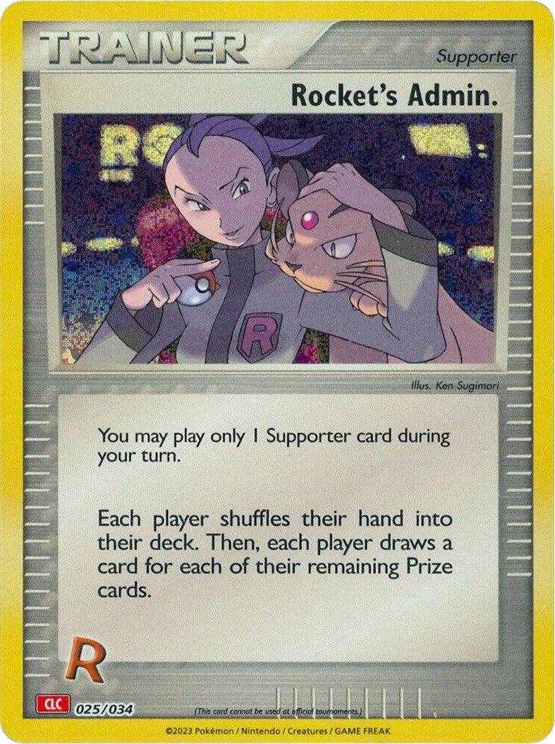 Rocket's Admin. (CLC) [Trading Card Game Classic] | Dumpster Cat Games