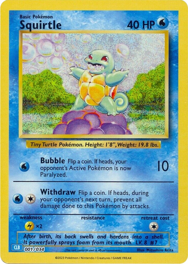 Squirtle [Trading Card Game Classic] | Dumpster Cat Games